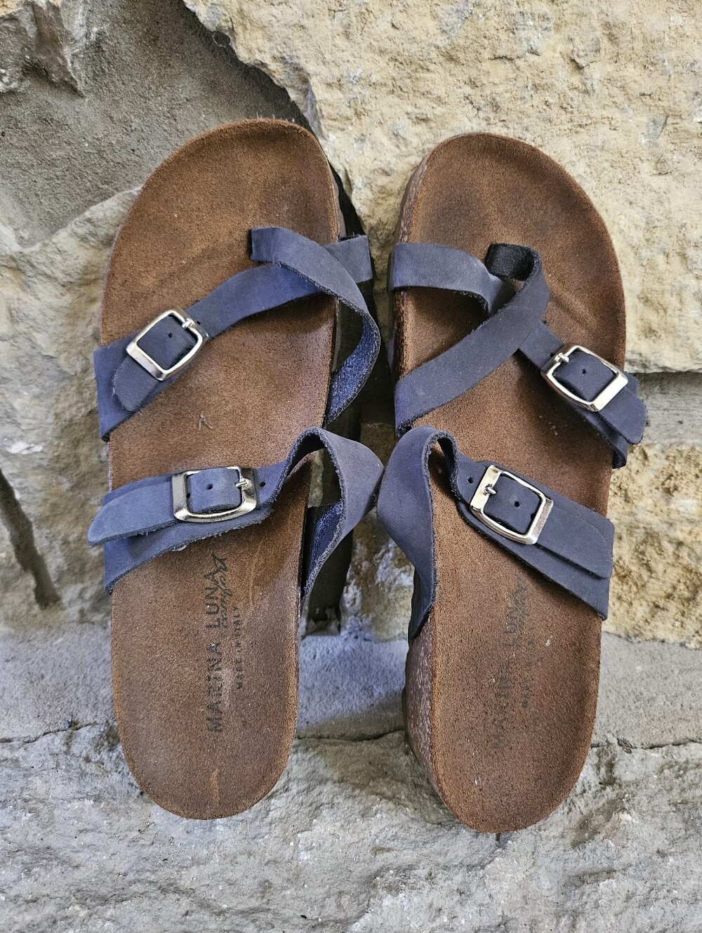 Marina Luna comfort slip on wedge.